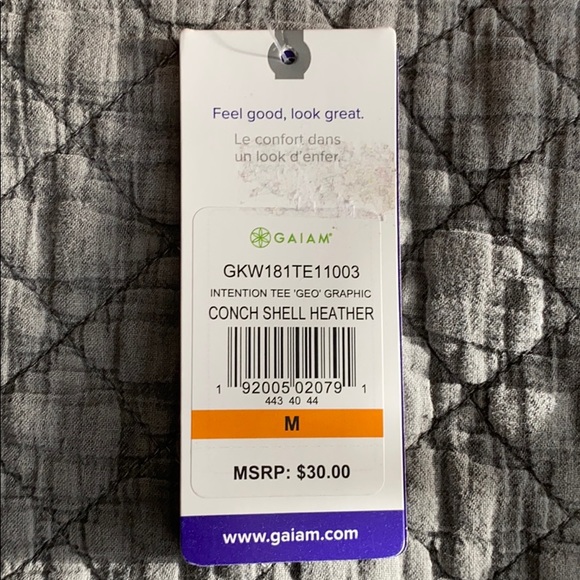 NWT GAIAM “BALANCE” TEE - Picture 4 of 4